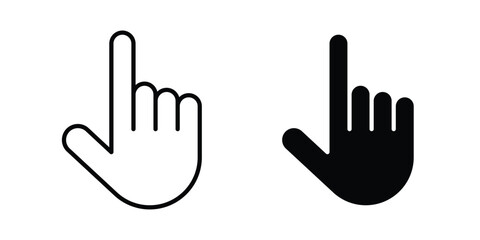 Fototapeta premium Hand pointer icon