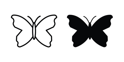Fototapeta premium Butterfly icon