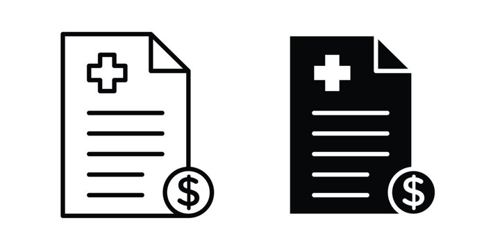Hospital bill icon