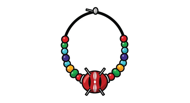 Colorful Ladybug Charm Bracelet Accessory.