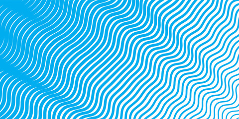 Obraz premium Blue wave line pattern abstract background for backdrop or fabric style