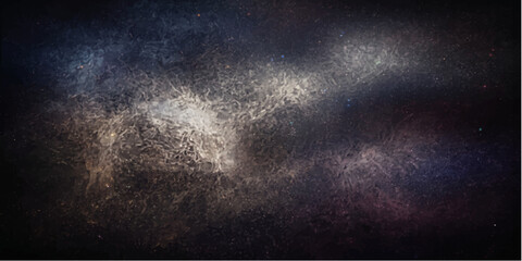 Abstract cosmic nebula with swirling patterns of light and dark hues, creating a visually stunning and ethereal representation of outer space and the universe. © ZINGGALALA HOHO