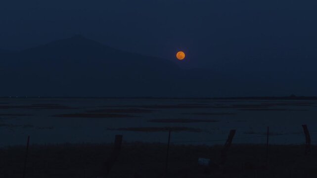 sunset on the beach