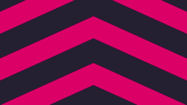 Abstract pink and dark grey chevron pattern motion background