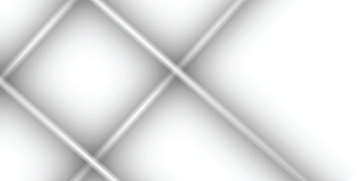 Silver foil background with metal mirror texture. Chrome gradient surface with light gloss. Vector aluminum grey sheet with reflection