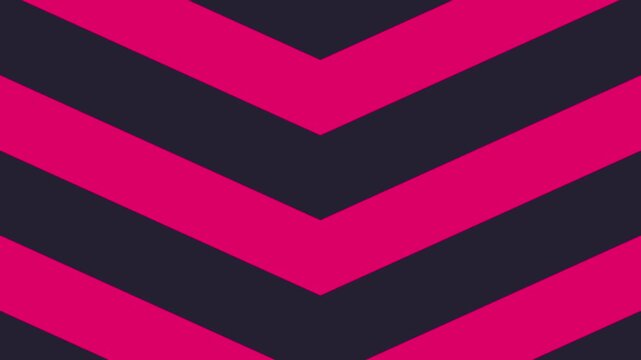 Pink and dark blue chevron pattern motion background loop