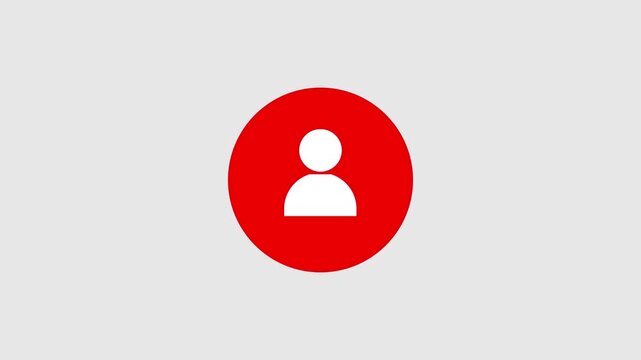 Animated of massage icon with people on background