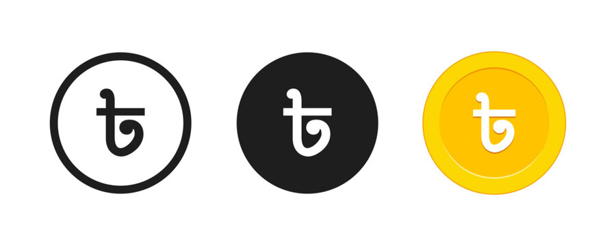 Bangladeshi Taka Currency Symbol Icon Set, BDT Money Symbol Vector Illustration, Bangladesh Taka Coin Icons for Finance and Banking