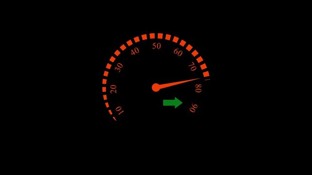 speed meter animation, speed test