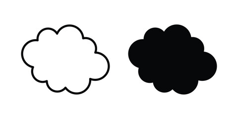 Fototapeta premium Clouds icon