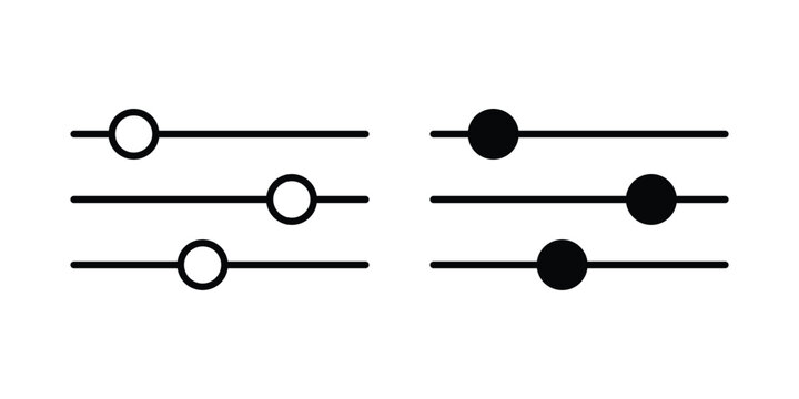 Settings sliders icon