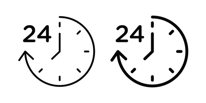 Time twenty four icon