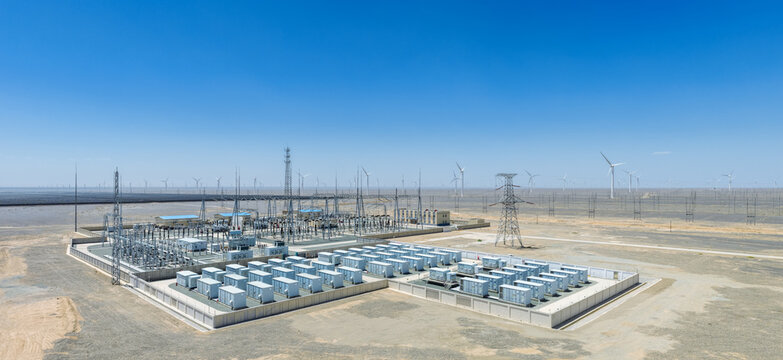 Large-Scale Battery Energy Storage Station in Gobi Desert with Solar and Wind Farms