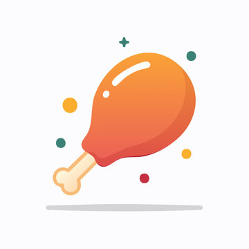 Fried Chicken Leg Icon