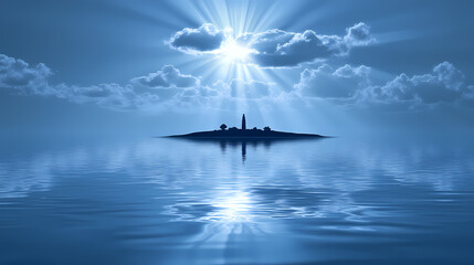Fototapeta premium Peaceful Island at Dawn