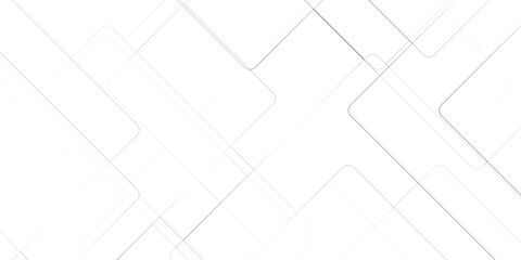 Fototapeta premium Abstract minimal geometric white and gray light background design. white transparent material in triangle diamond and squares shapes in random geometric pattern.