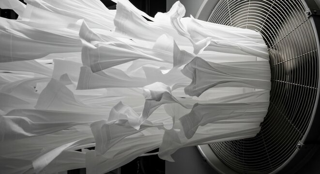 Fabric blown fan