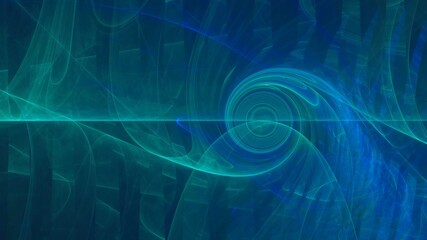 Naklejka premium Illustration created as a 3D render without generative AI, quantum energy fields and cosmic particle flow abstract background