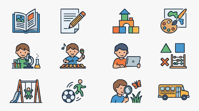 Childhood Learning and Playtime Activities.