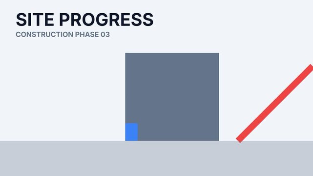 Construction site progress phase 03.