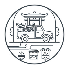 Naklejka premium Web