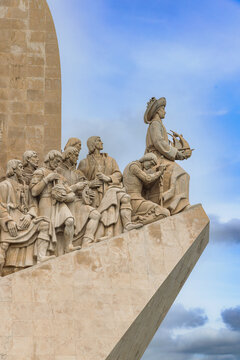 Padrao dos Descobrimentos at the bank of the river Tejo in Lisbon, Portugal.