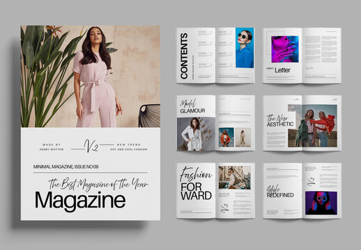 Modern Fashion Magazine Template