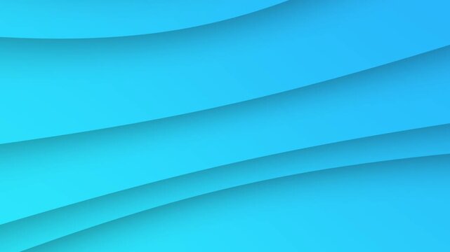 Smooth flowing blue abstract background with dynamic curving lines for motion graphics