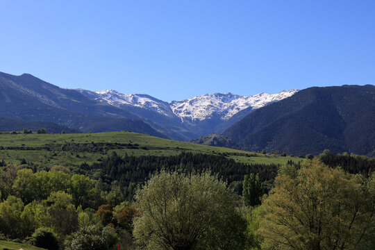The Cerdagne high plateau is a vast, sun-drenched valley in the eastern Pyrenees.