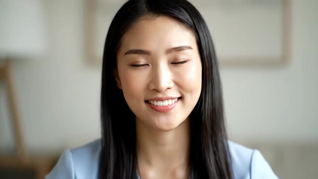 Close-up of smiling women, a collection of smiling women in the workplace