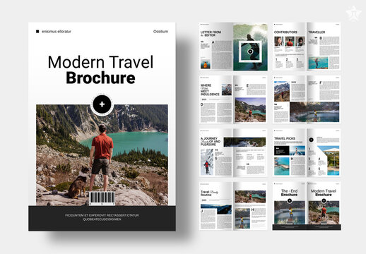 Modern Travel Brochure Template