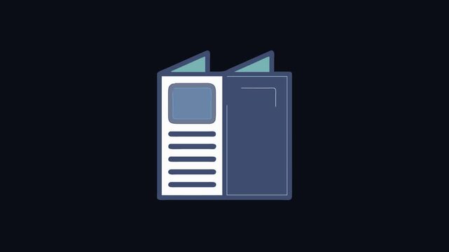  Stylish Brochure Icon for Business