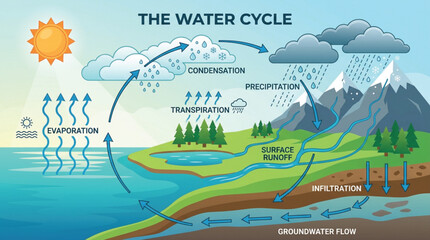 the water cycle © sadia