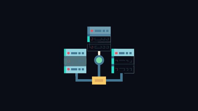  Modern Data Center Logo Design