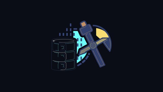  Modern Data Mining Logo Design