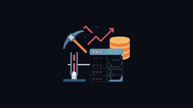  Creative Data Mining Graphic Icon