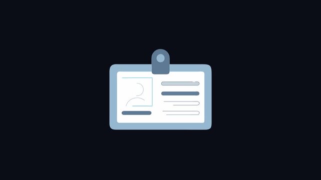  Identification Card Icon Design