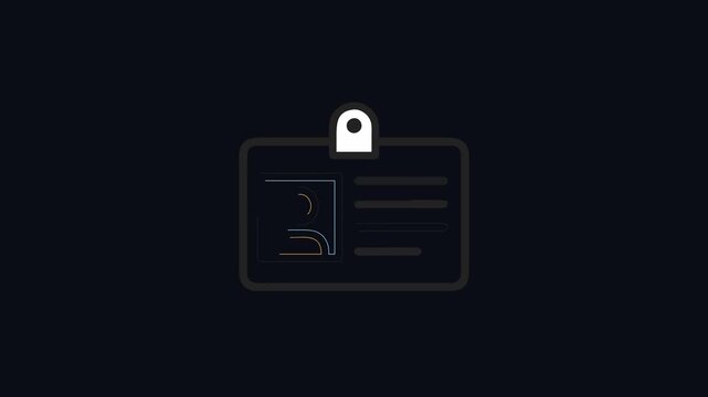  Icon of ID Card for Verification