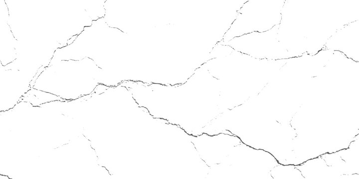 Cracked white marble surface with gray veins and cracks pattern texture