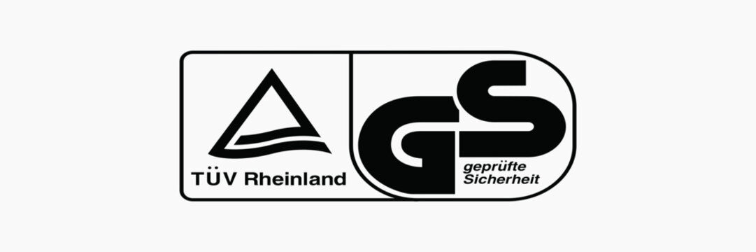 TUV Rheinland GS certification safety mark logo badge
