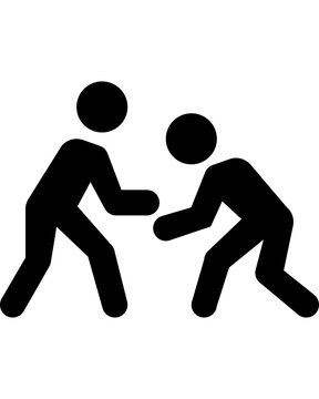silhouette of a UFC Fights tshirt design tattoo art