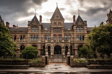 Naklejka premium Ontario legislative building, toronto, romanesque revival architecture