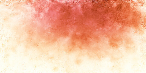 Fototapeta premium Abstract textured background with a gradient of warm orange and peach tones and subtle smoky effect, creating a soft and ethereal atmosphere for design.