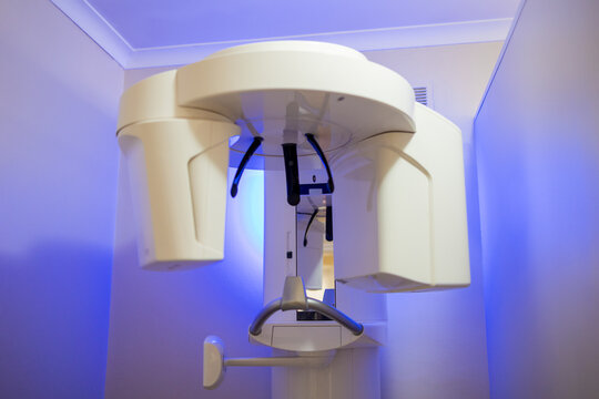 Panoramic Dental X-ray Machine in Modern Dentist Office