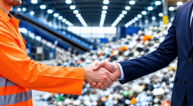 Business Partnership Supporting Sustainable Recycling and Waste Management Industry
