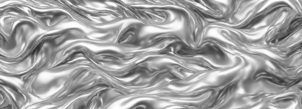 liquid mercury, molten silver, chrome waves, metallic fluid, futuristic texture, silver metal, abstract background, reflective surface, liquid chrome, metallic flow, luxury metallic, fluid silver, pol