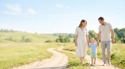 Fototapeta premium Family securing their future with life insurance protection