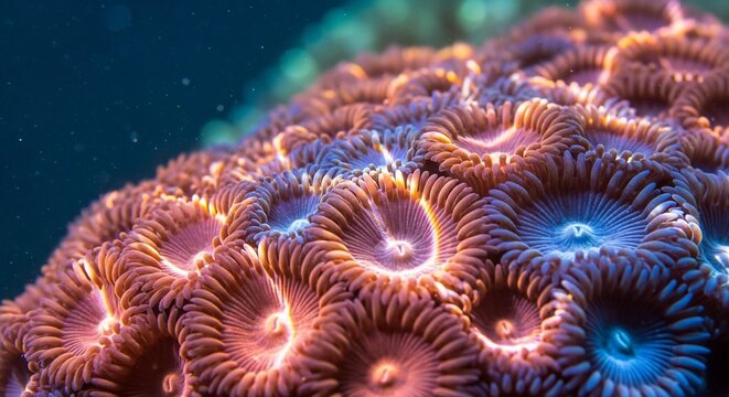 Coral reef close up