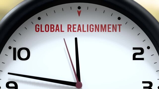 Global Realignment that is going to happen soon, it is imminent.