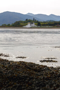 Phare de Corran au bord du loch, Highlands &eacute;cossais
